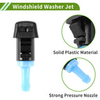 Set of 1 Windshield Washer Nozzle w/ Hose Connector for Jeep (No.4805742AC)