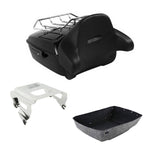 Trunk Luggage Backrest Solo Mount Rack for Harley Touring (2009–2013)