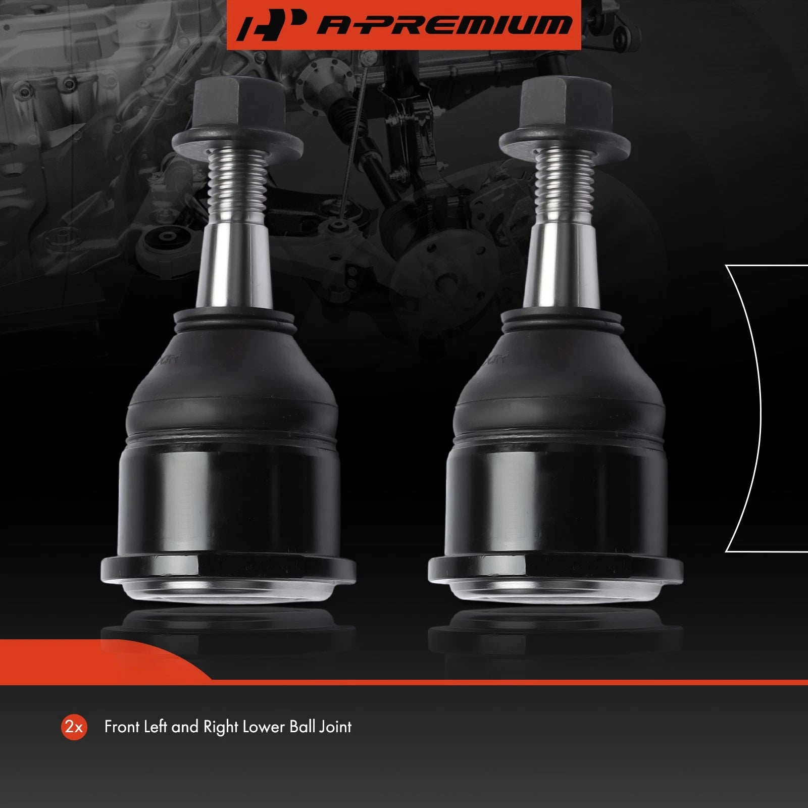 2X Front Lower Ball Joint for Chevy Corvette (2002-2011) Cadillac XLR