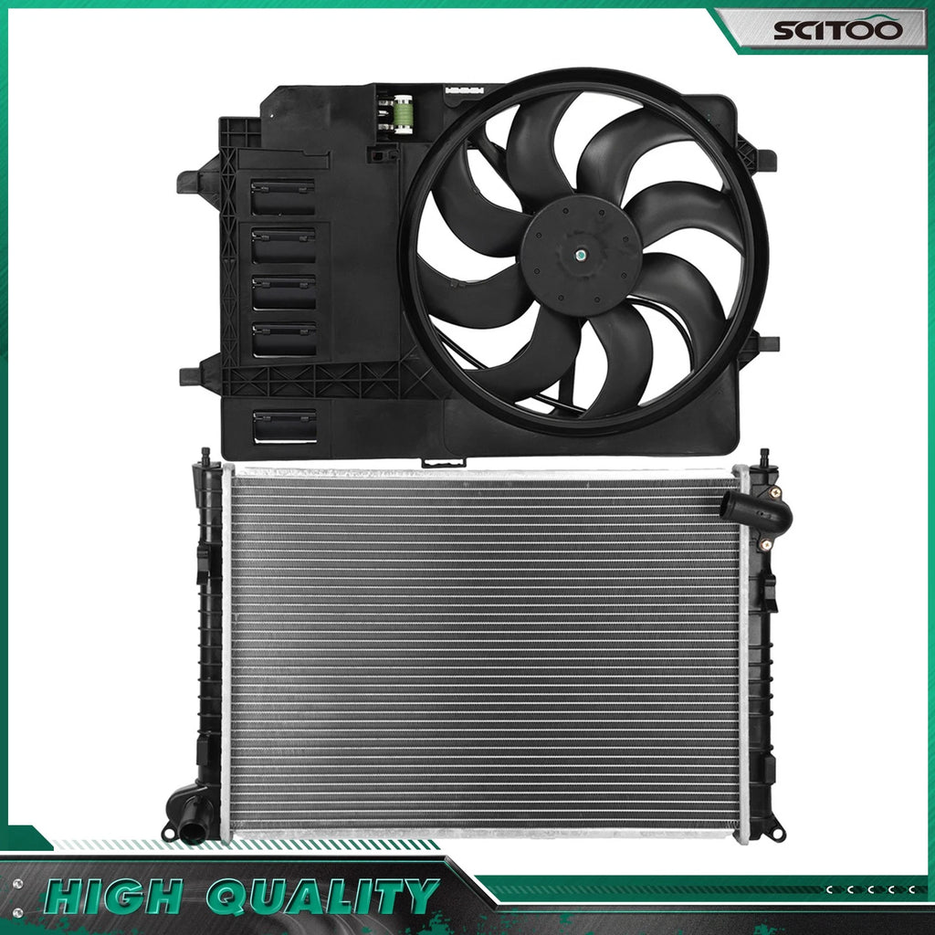 Radiator and Cooling Fan Kit for Mini Cooper Base (2002–2006)