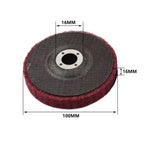 100mm Nylon Fiber Flap Buffing Wheel for Angle Grinder (Universal)