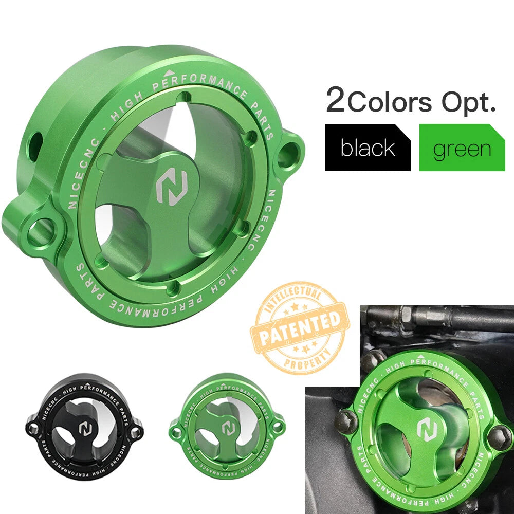 Billet Oil Filter Housing Cover Cap for Kawasaki KLR650 (1987–2024)