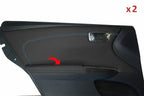 Rear Door Panel Armrest Cover Leather for Toyota Avalon (2013–2018) Blue Stitch