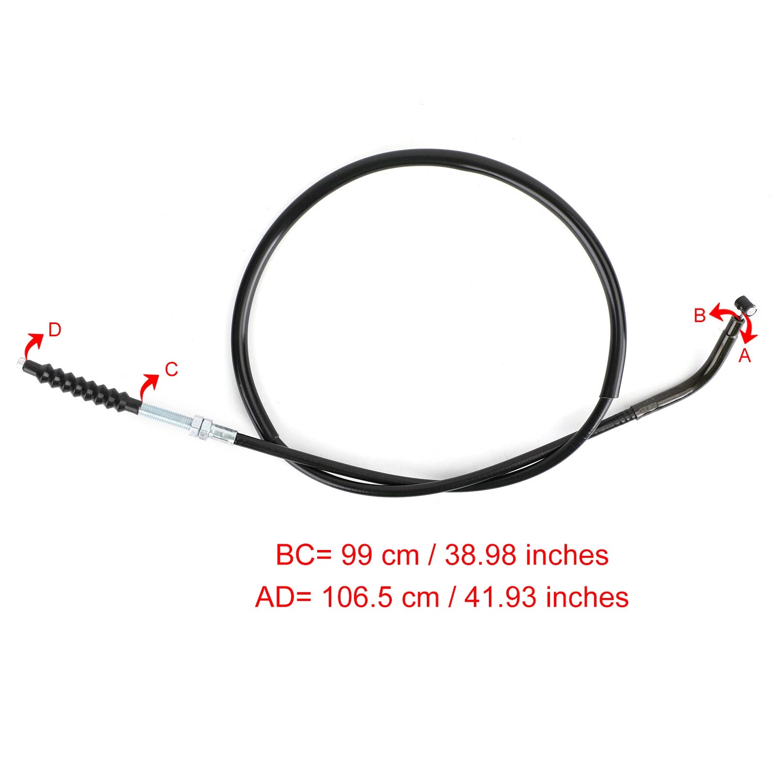Clutch Cable 54011-0579 for Kawasaki ZR1000 Z1000 (2014–2016)