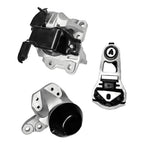 3x Motor Mount Kit for Ford Explorer V6 3.5L (2011–2015) Automatic