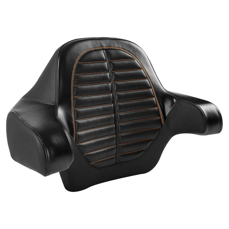 Black Passenger Backrest for Harley Touring Road Street Glide (2014–2025)
