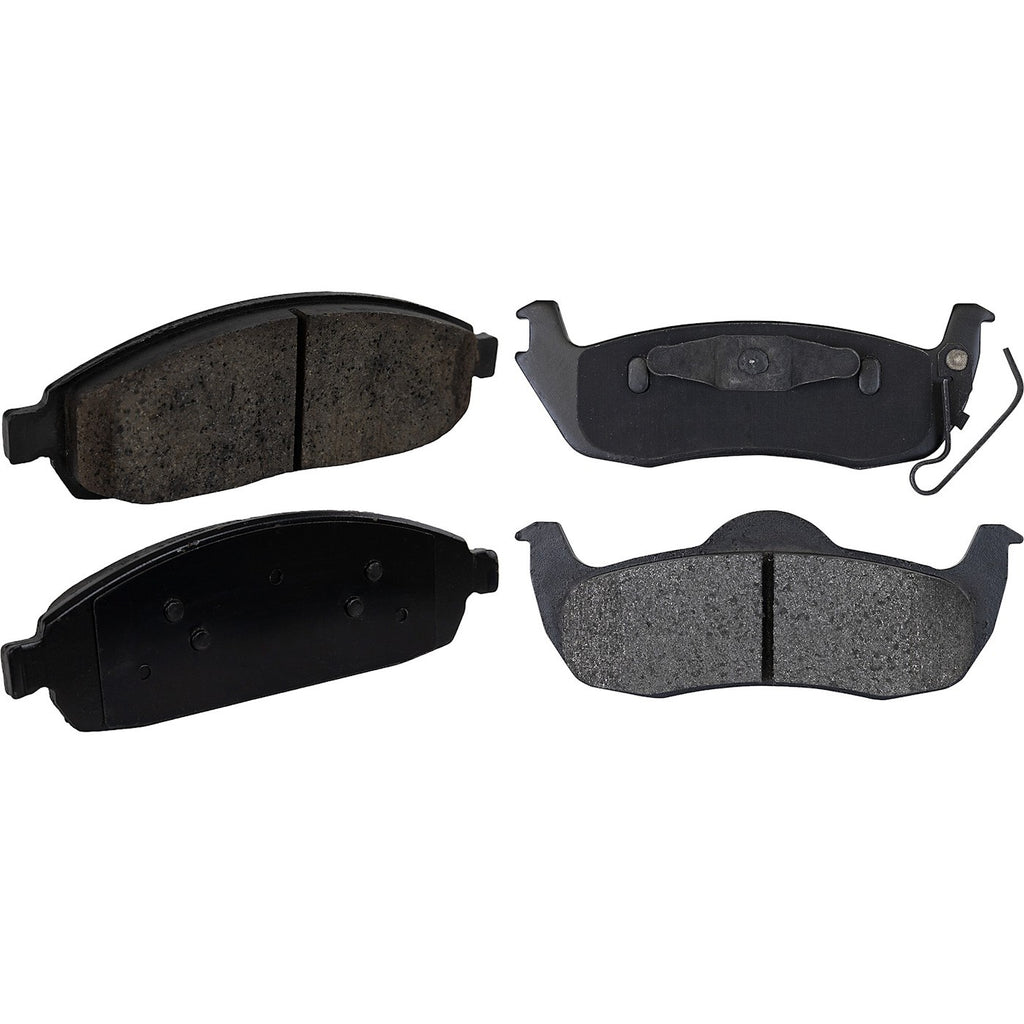 Set of 4 Brake Pads for Jeep Grand Cherokee Commander (2006–2010)