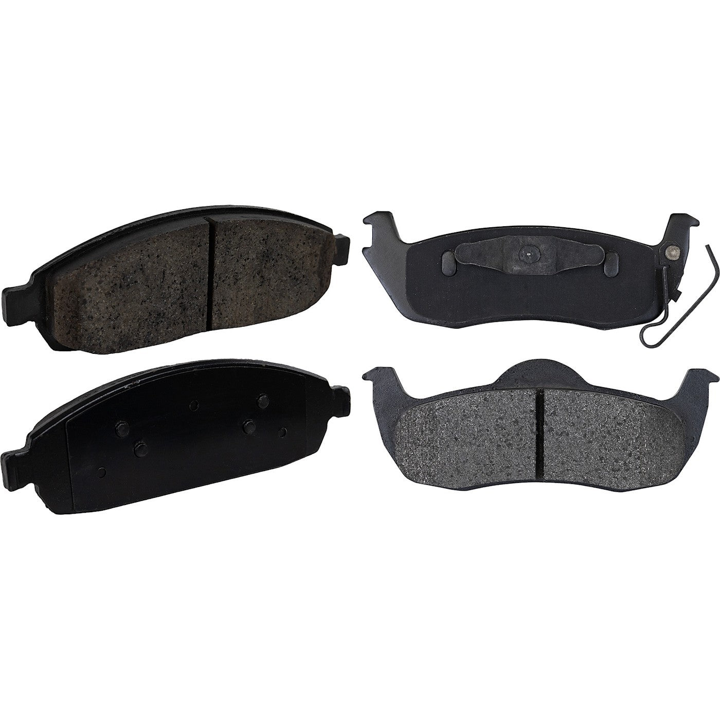 Set of 4 Brake Pads for Jeep Grand Cherokee Commander (2006–2010)
