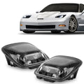 Projector Matte Black Headlights for Chevy Corvette (1997–2004)