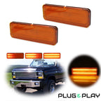 Dynamic Sequential LED Signal Lights for Ford Bronco F150 F250 F350 (1980–1986)