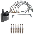 Set of 6 Hitachi Ignition Coils & Denso Platinum TT Spark Plugs for Astro V6 (1995–2005)