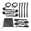 4 Pack Ratchet Tie Down Straps for Moving Cargo with S Hooks