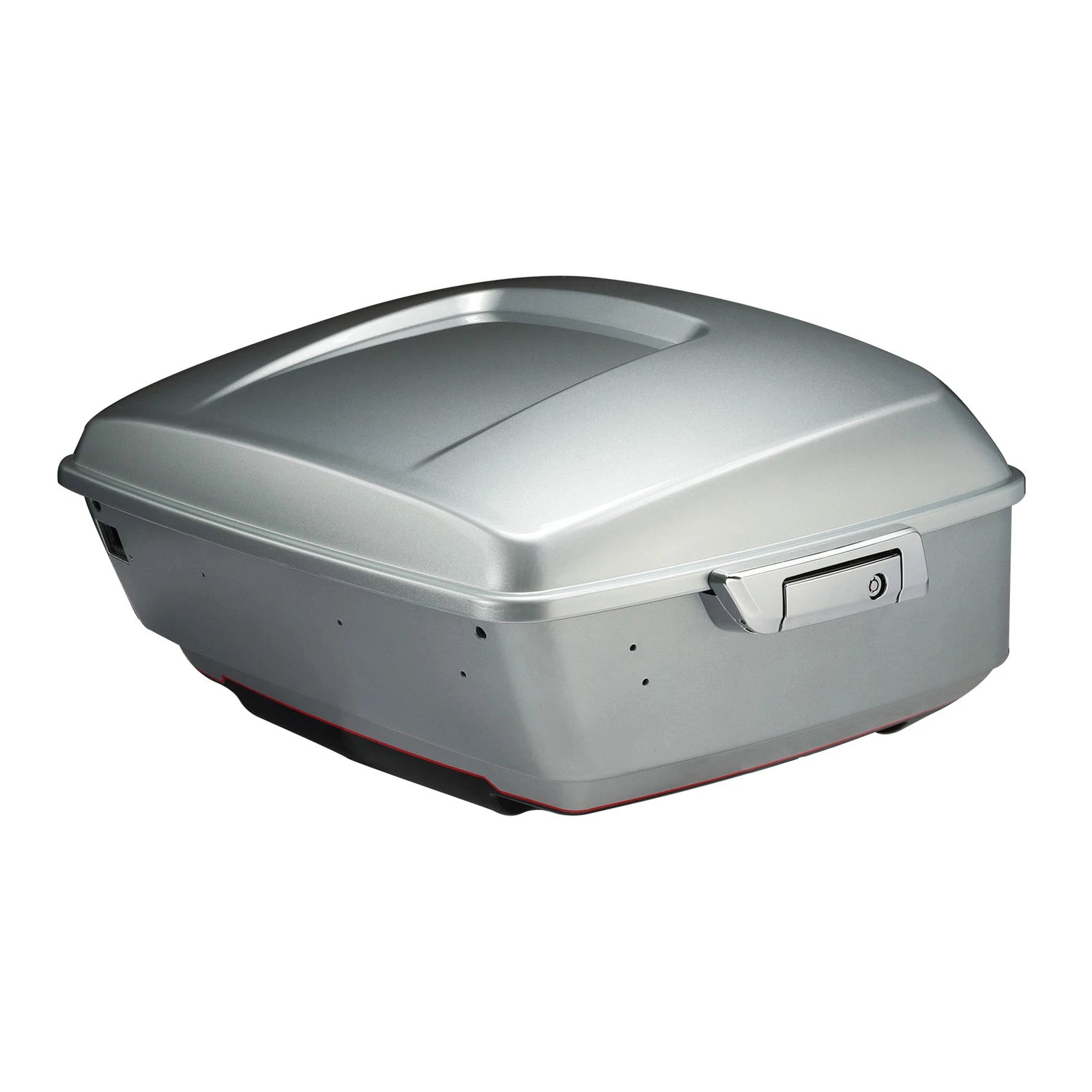 Trunk for Harley Touring (2014–2023) Brilliant Silver Pearl Glossy Black