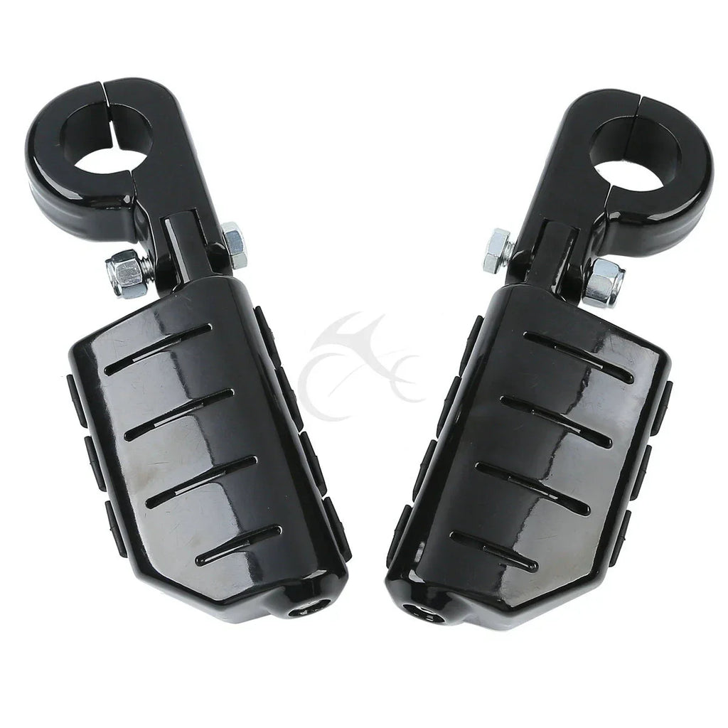 1 1/4" Highway Engine Guard Foot Pegs for Harley Sportster Touring