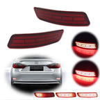 LED Rear Bumper Reflector Marker Brake Lights for Lexus GS ES (2013–2018)