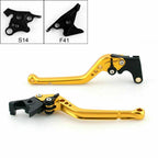 Long Brake Clutch Levers for Suzuki Hayabusa GSXR1300 (2008–2014) Gold T9