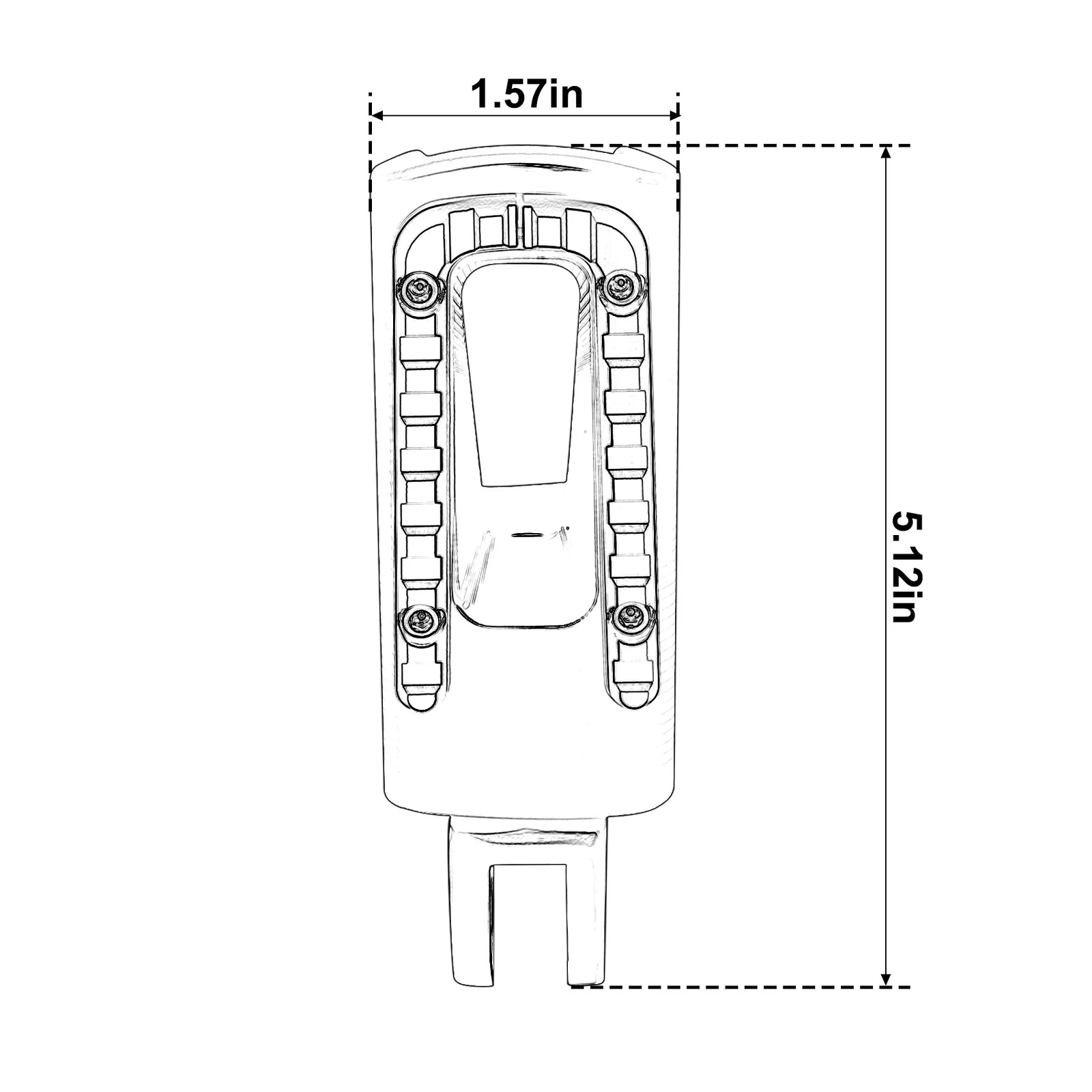 Front Driver Foot Pegs for Harley Softail Breakout Street Bob (2018–2023)