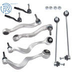 Set of 8 Control Arms Tie Rods Sway Bar Links for BMW 550i (2004–2010)