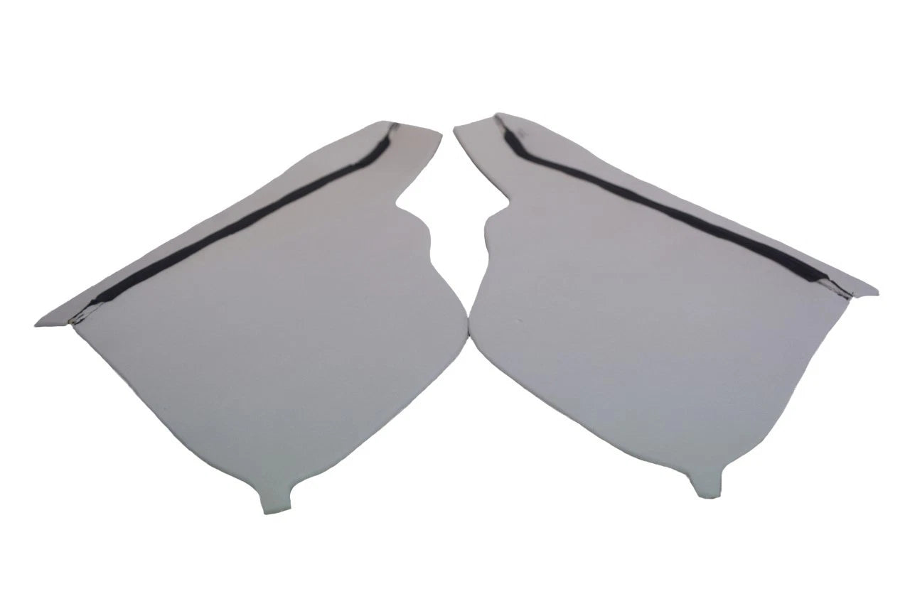 2X Door Armrest Leather Cover for Honda Odyssey (2011–2017) Gray