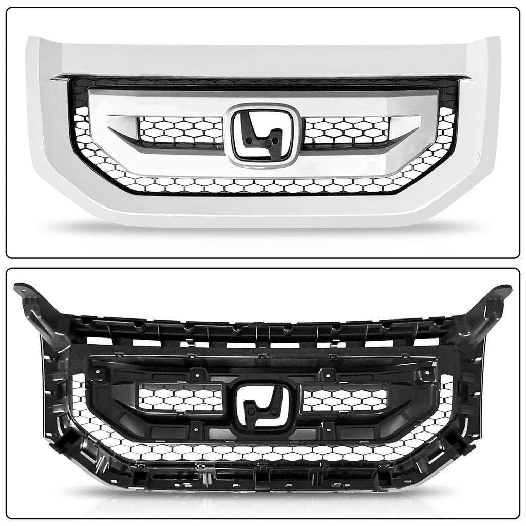 Front Bumper Upper Grille for Honda Pilot (2009-2011)