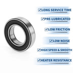 6903VV Deep Groove Ball Bearing for Scooter Skateboard Wheel (1 Pc)