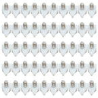 50 Pcs Shelf Studs Pegs with Metal Pin for Universal Shelving