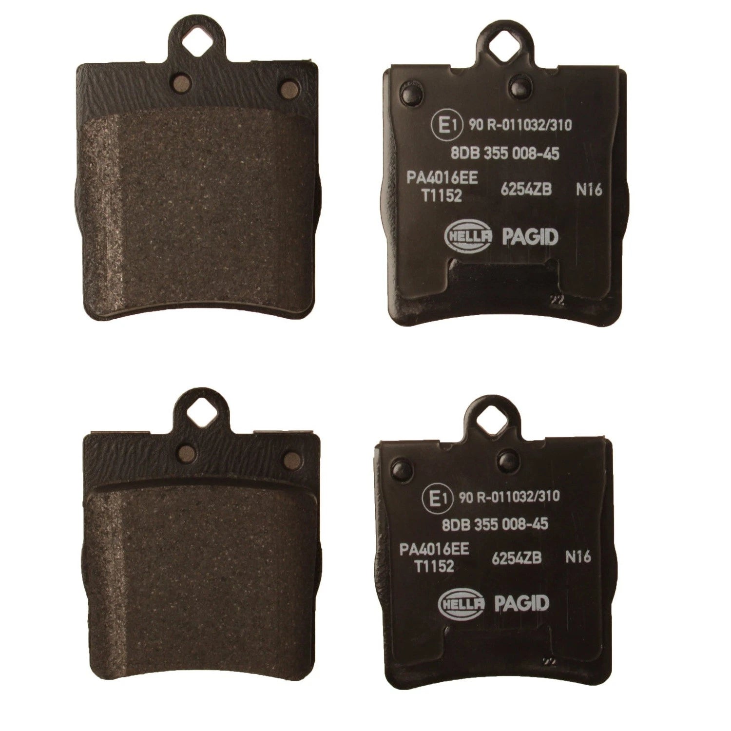 Set of 4 Rear Disc Brake Pads for Mercedes-Benz E320, C320, C240 (355008451)