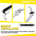 4X Exterior Door Handles for Hyundai Sonata (2006–2010) Black Chrome LH RH EPY