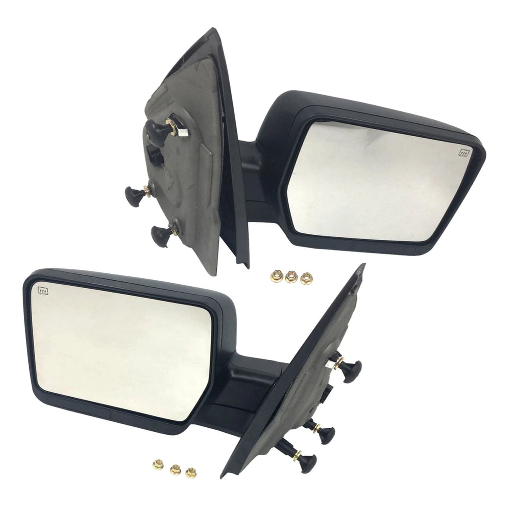 Pair Power Heated Manual Mirrors FO1321233 for Ford F-150 (2004–2008)