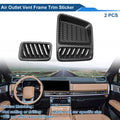 2X Air Condition Outlet Vent Trim Cover Frame for Hyundai Santa Fe (2013–2018)