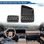 2X Air Condition Outlet Vent Trim Cover Frame for Hyundai Santa Fe (2013–2018)