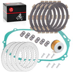 Clutch Friction Steel Plates w/ Gasket Kit for Kawasaki Z125 Pro (2017–2024)