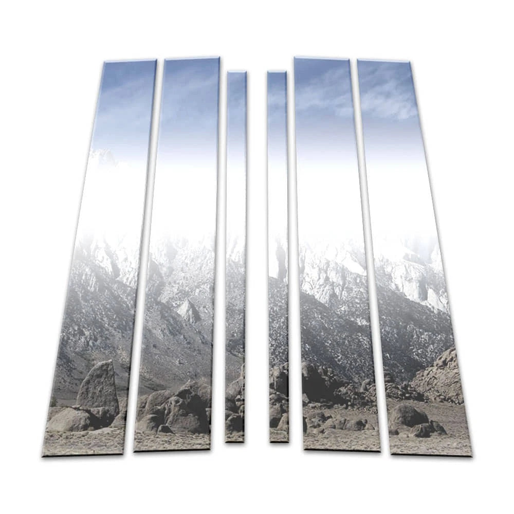 Diamond Grade 6pc Stainless Steel Pillar Post Covers for 2007-2015 Lincoln MKX