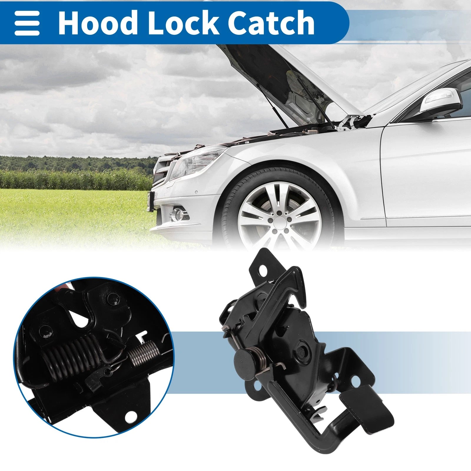 Hood Latch Assembly for Kia Sportage (2005–2010) No. 811301F000