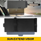 Car Shade Visor Shield for Universal Fit (Anti-Glare, Sun Protection)
