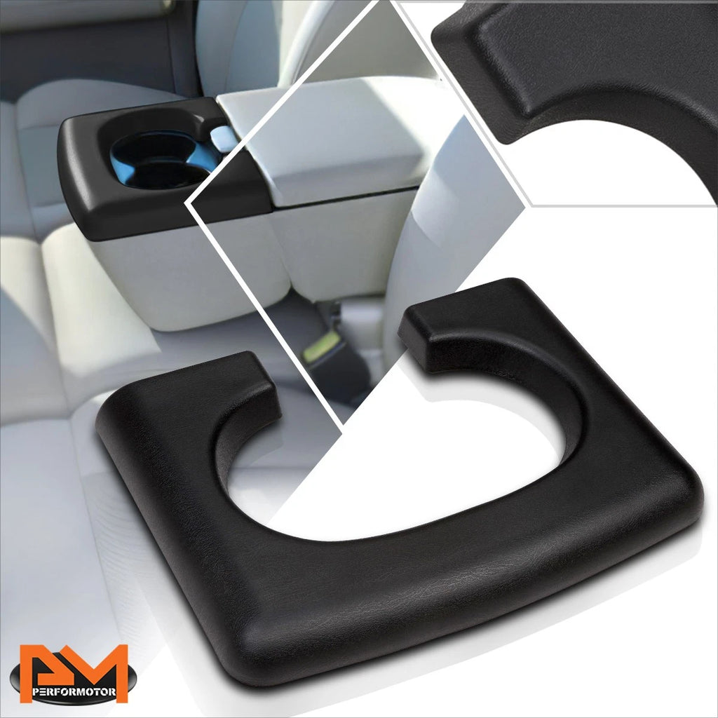 Center Cup Holder Trim Armrest for Ford F150 (2004–2014) Black