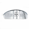 Skull Chrome 7" Headlight Visor for Harley XL XLH FXR