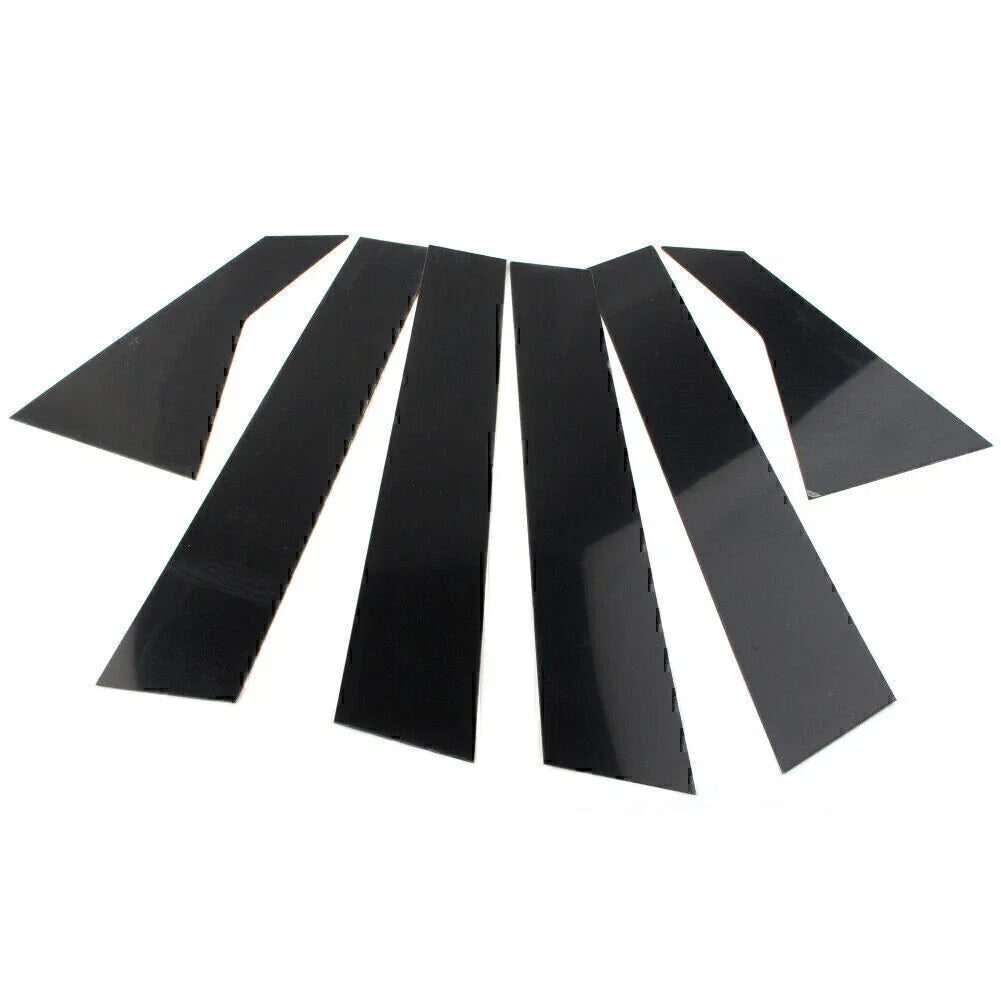 6 Pcs Door Trim Cover Kit Black Pillar Posts for Honda Civic (2016-2020)