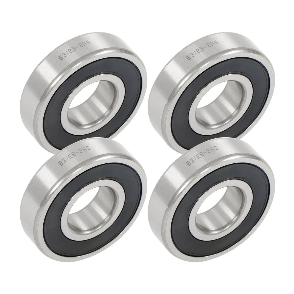 Set of 4 Deep Groove Ball Bearings for Various Applications (28x68x18mm)