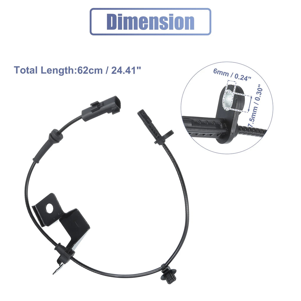 Front Left ABS Wheel Speed Sensor No.DG9Z2C205B for Ford Fusion (2013–2020)