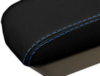 Console Lid Armrest Cover for Cadillac CTS (2008–2014) Blue Stitch