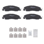 Front Disc Brake Pads Kit for Ram 1500 (2012), Ram 2500/3500 (2011–2018) P1399 D1399