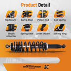 2pcs Rear Shocks Struts for Can-Am Outlander 650/800 (2010–2012) 706000792