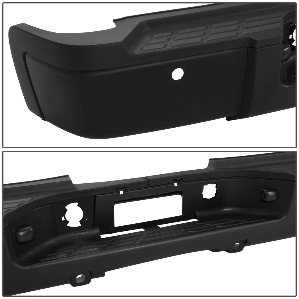 Rear Bumper for Silverado Sierra 2500 HD (2007–2010) OE Style w/Parking Sensor Holes