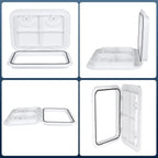 Deck Hatch Access Hatch & Lid for Marine Boat (12-3/8" x 17-1/4")