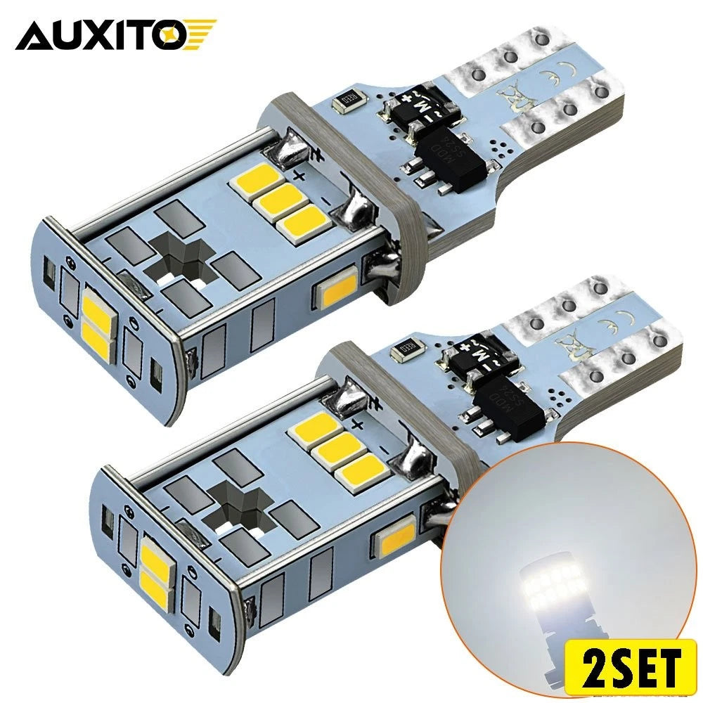 4x T15 921 White CANBUS 6000K LED Bulbs for Up Back Reverse Lights