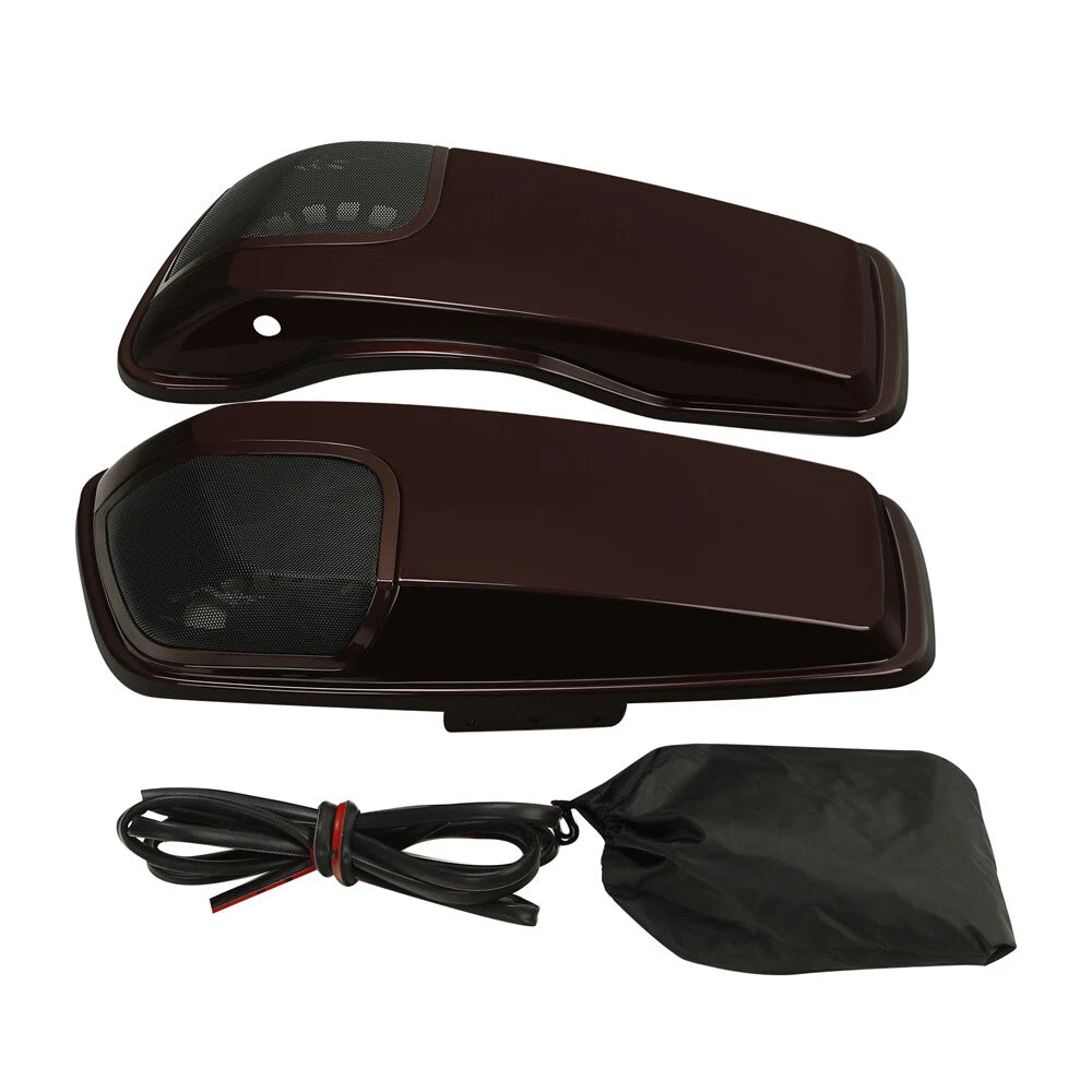 Hard Saddlebag Lids Speaker Grill for Harley Road King (2014–2024)