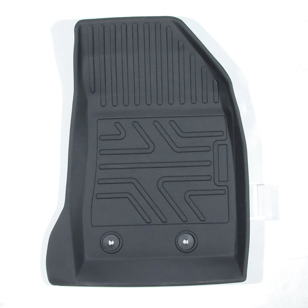 Set of 3 Row Floor Mats for Jeep Commander (2022–2026) TPE Rubber All Weather