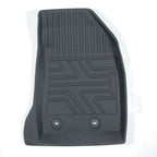 Set of 3 Row Floor Mats for Jeep Commander (2022–2026) TPE Rubber All Weather