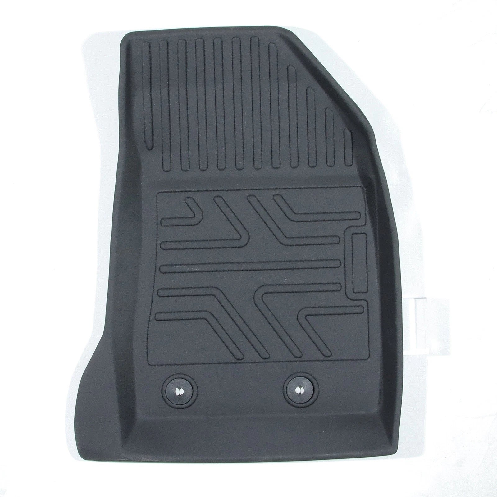 Set of 3 Row Floor Mats for Jeep Commander (2022–2026) TPE Rubber All Weather